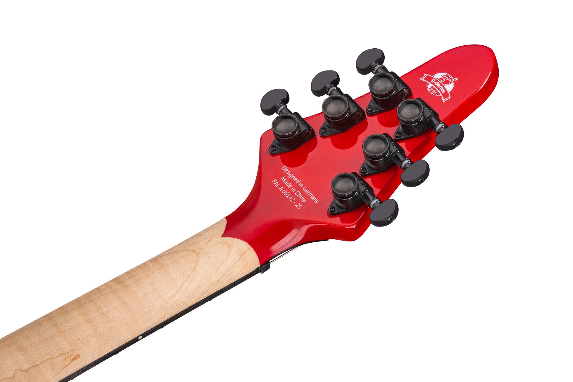 Artist Line Shark WH-1 - Majesty Red Blackburst Transparent High Polish E-Gitarre